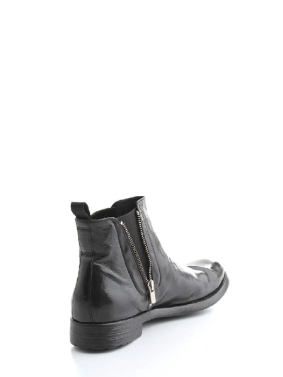 Shop Officine Creative Leather Ankle Boots In Black