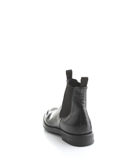 Shop Officine Creative Leather Ankle Boots In Grey