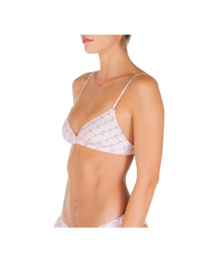 Shop Stella Mccartney Flirting Bikini Tops In Pale Pink