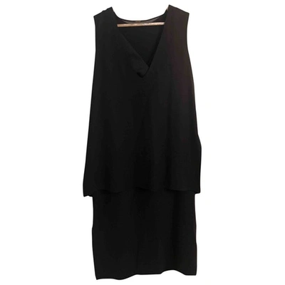 Pre-owned Adam Lippes Mid-length Dress In Black