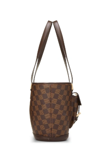 Pre-owned Louis Vuitton Damier Ebene Manosque Pm