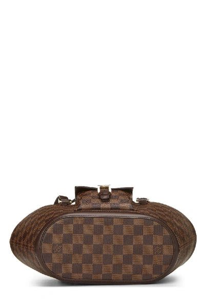 Pre-owned Louis Vuitton Damier Ebene Manosque Pm