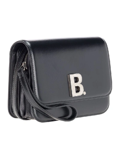 Shop Balenciaga B Bag S In Black