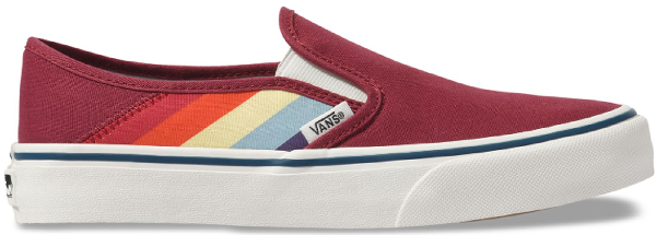 vans red rainbow