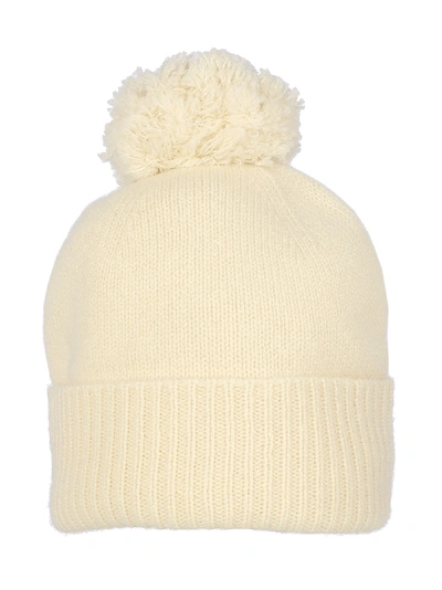 Shop Agnona White Cashmere Hat