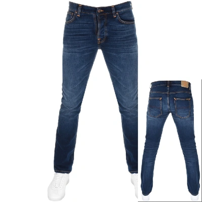 Shop Nudie Jeans Jeans Grim Tim Jeans Blue