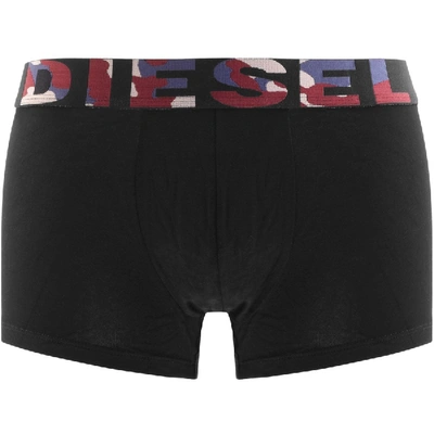 Shop Diesel Underwear Damien 3 Pack Boxer Shorts Black