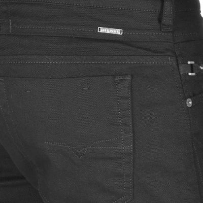 Shop Diesel D Bazer Tapered Fit Jeans Black