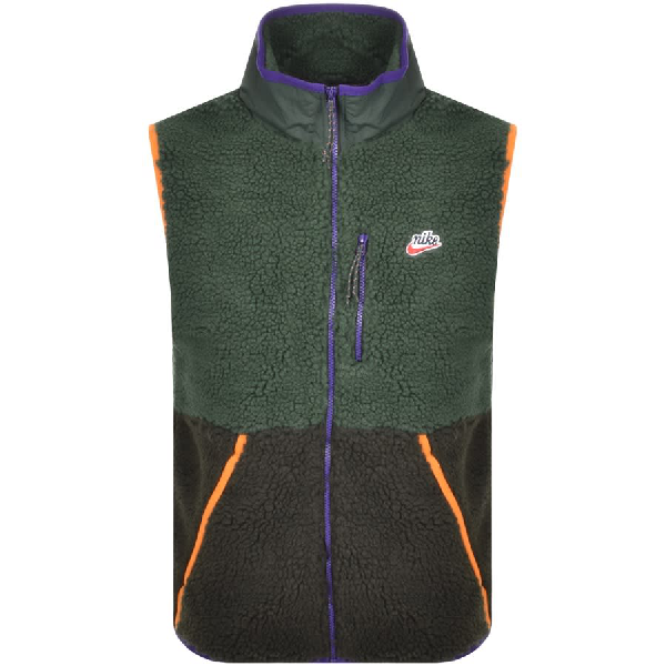 nike green vest