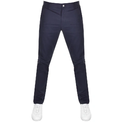 Shop Calvin Klein Jeans Slim Fit Chino Trousers Navy