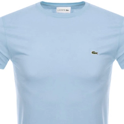 Shop Lacoste Crew Neck T Shirt Blue