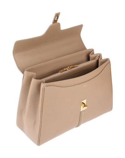 Shop Celine Handbag In Dove Grey