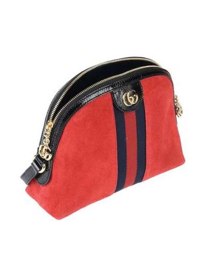 Shop Gucci Cross-body Bags In Red