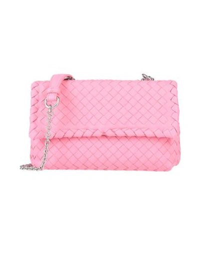 Shop Bottega Veneta Cross-body Bags In Pink