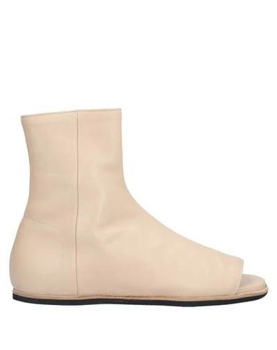 Shop Vionnet Ankle Boots In Sand