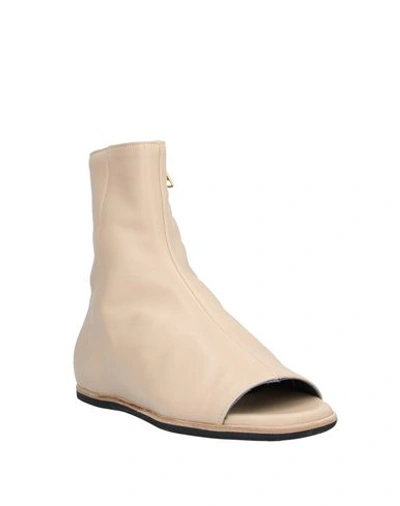 Shop Vionnet Ankle Boots In Sand