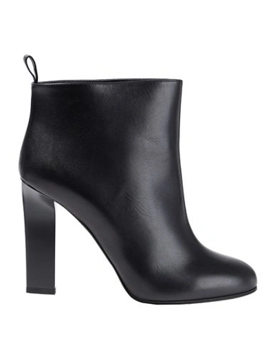 Shop Victoria Beckham Ankle Boot In Black