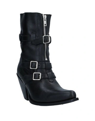 Shop Celine Woman Ankle Boots Black Size 7 Calfskin