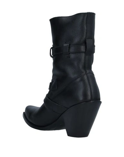 Shop Celine Woman Ankle Boots Black Size 7 Calfskin