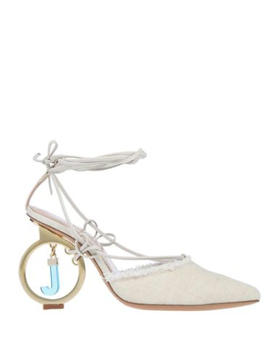 Shop Jacquemus Pump In Ivory