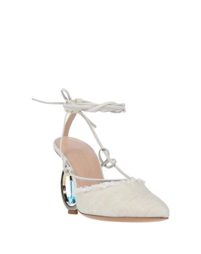 Shop Jacquemus Pump In Ivory