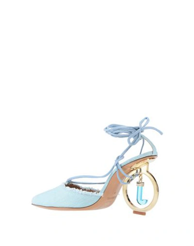 Shop Jacquemus Pump In Sky Blue