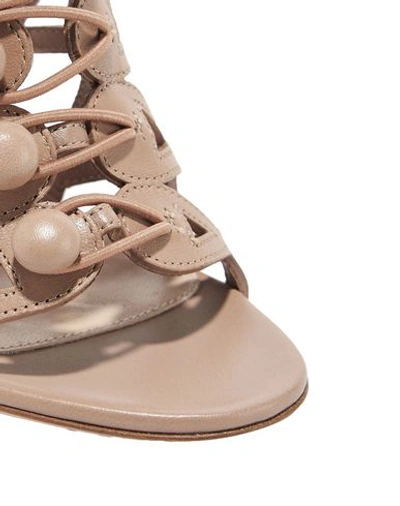 Shop Gianvito Rossi Sandals In Pale Pink