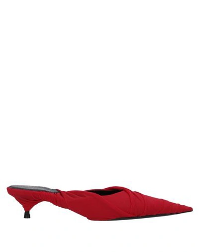 Shop Balenciaga Mules And Clogs In Red