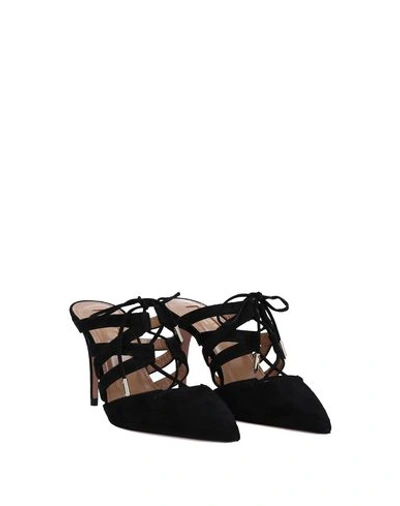 Shop Aquazzura Mules & Clogs In Black