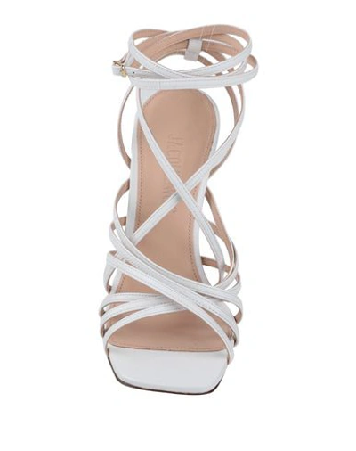 Shop Jacquemus Sandals In White