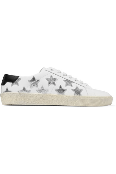 sneakers with silver stars