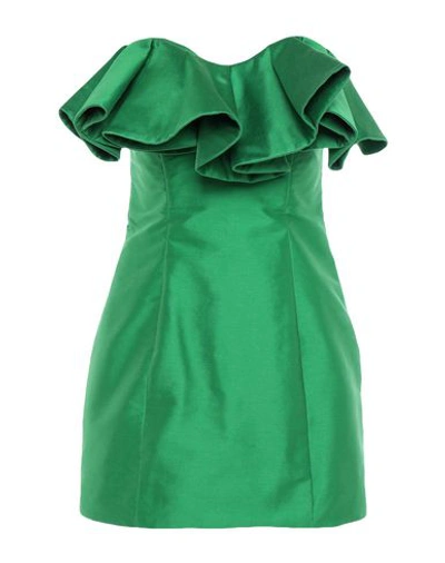 Shop Attico The  Woman Top Green Size 6 Cotton, Polyester, Polyamide