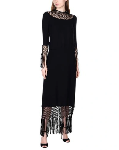 Shop Valentino Long Dress In Black