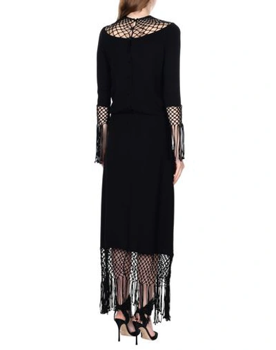 Shop Valentino Long Dress In Black