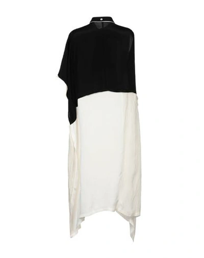 Shop Jw Anderson Midi Dress In Ivory