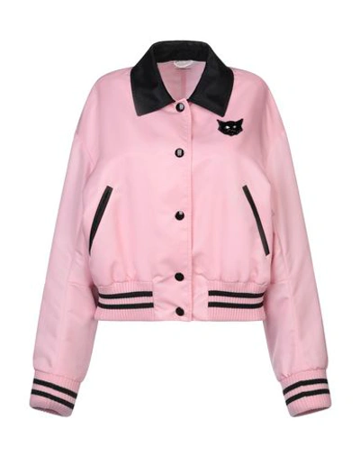 Shop Miu Miu Bomber In Pink