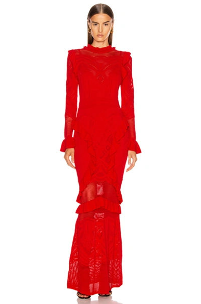 Shop Alexis Ceecee Dress In Red