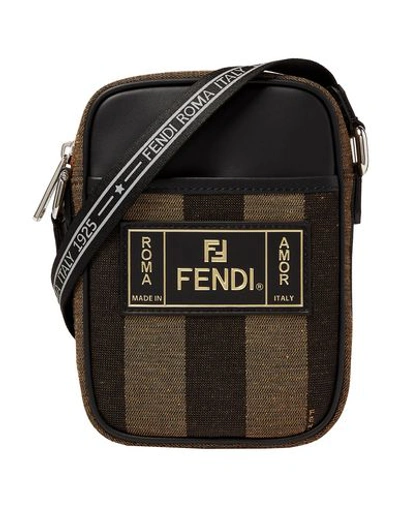 Shop Fendi Cross-body Bags In Khaki