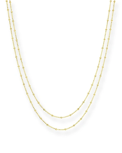 Shop Jude Frances 18k Diamond-cut Chain Necklace, 32"l
