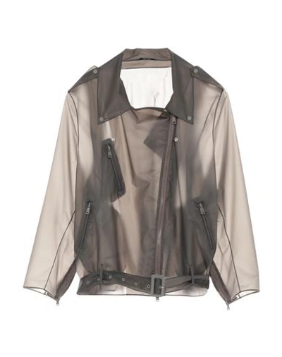 Shop Maison Margiela Jackets In Lead