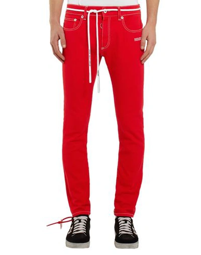 Shop Off-white &trade; Jeans In Red