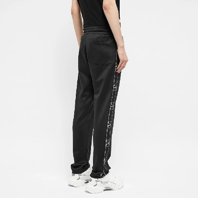 Shop Valentino Go Logo Taped Track Pant In Black