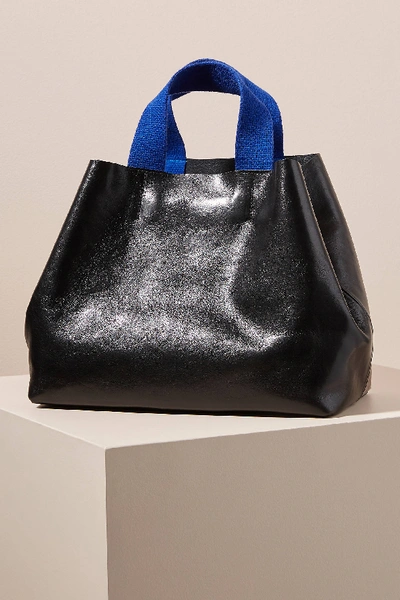 Clare V. Bateau Woven Leather Tote - Black Totes, Handbags - W2427009