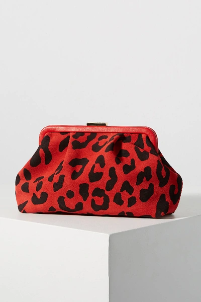 Clare V. Animal Printed Clutch Bag - Neutrals Clutches, Handbags - W2437260