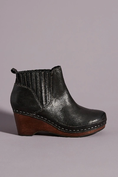 Shop Kelsi Dagger Brooklyn Jax Clog Ankle Boots In Black