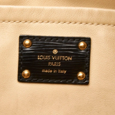 Louis Vuitton Brown Vinyl Monogram Squishy Inventeur Black Leather