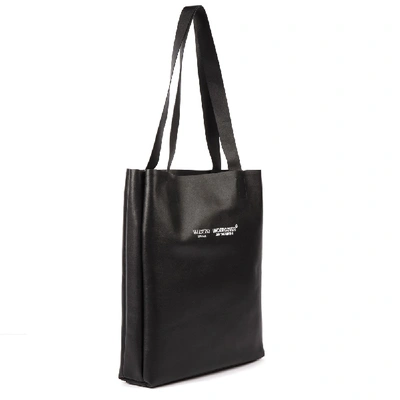 Shop Valentino Ufo Printed Leather Bag Color Black