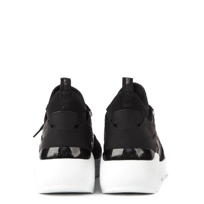 Shop Hogan Active One Black Suede Sneaker