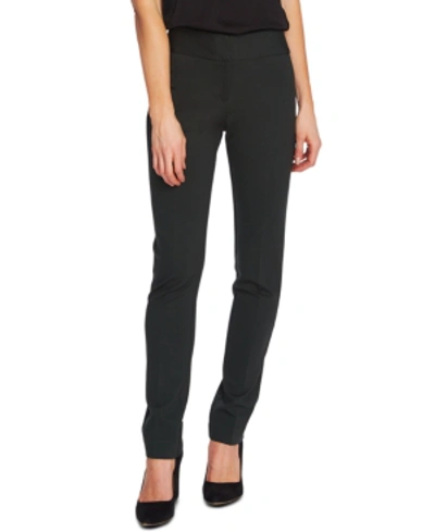 Shop Vince Camuto Petite Ponte-knit Ankle Pants In Dark Willow