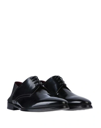 Shop Dolce & Gabbana Man Lace-up Shoes Black Size 7 Soft Leather